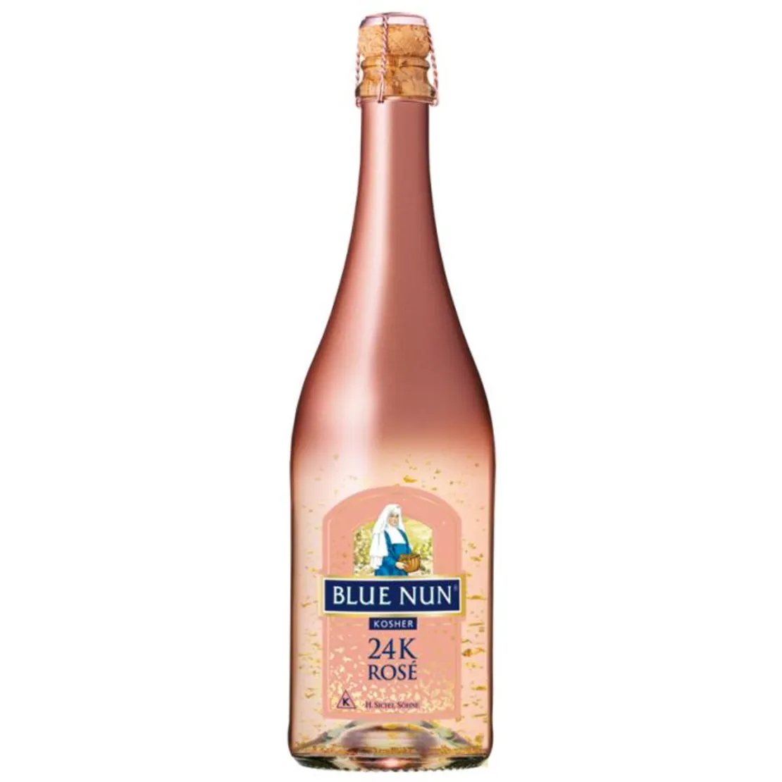 Blue Nun Rose 24K- półsłodkie musujące 0,75L