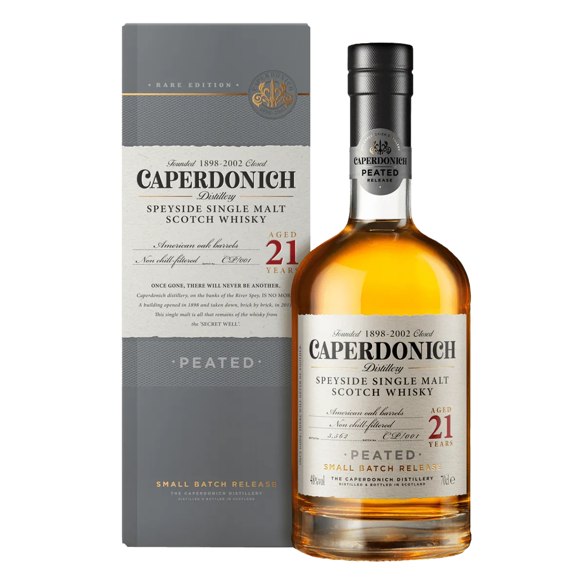 Caperdonich 21YO Single Malt Peated 0,7L