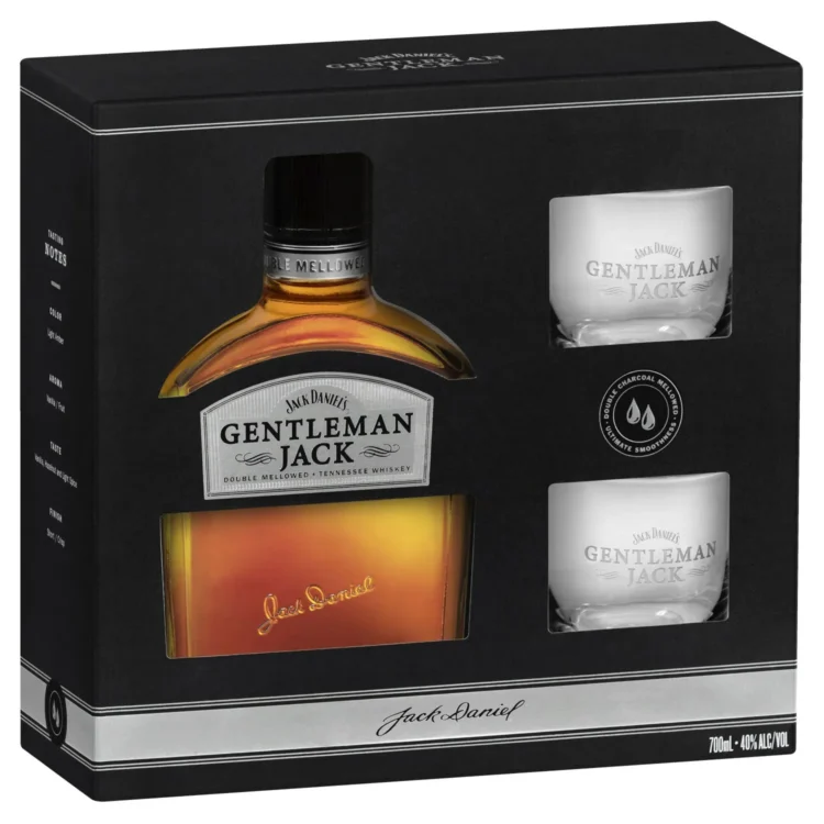 Gentleman Jack 0,7L+ szklanki