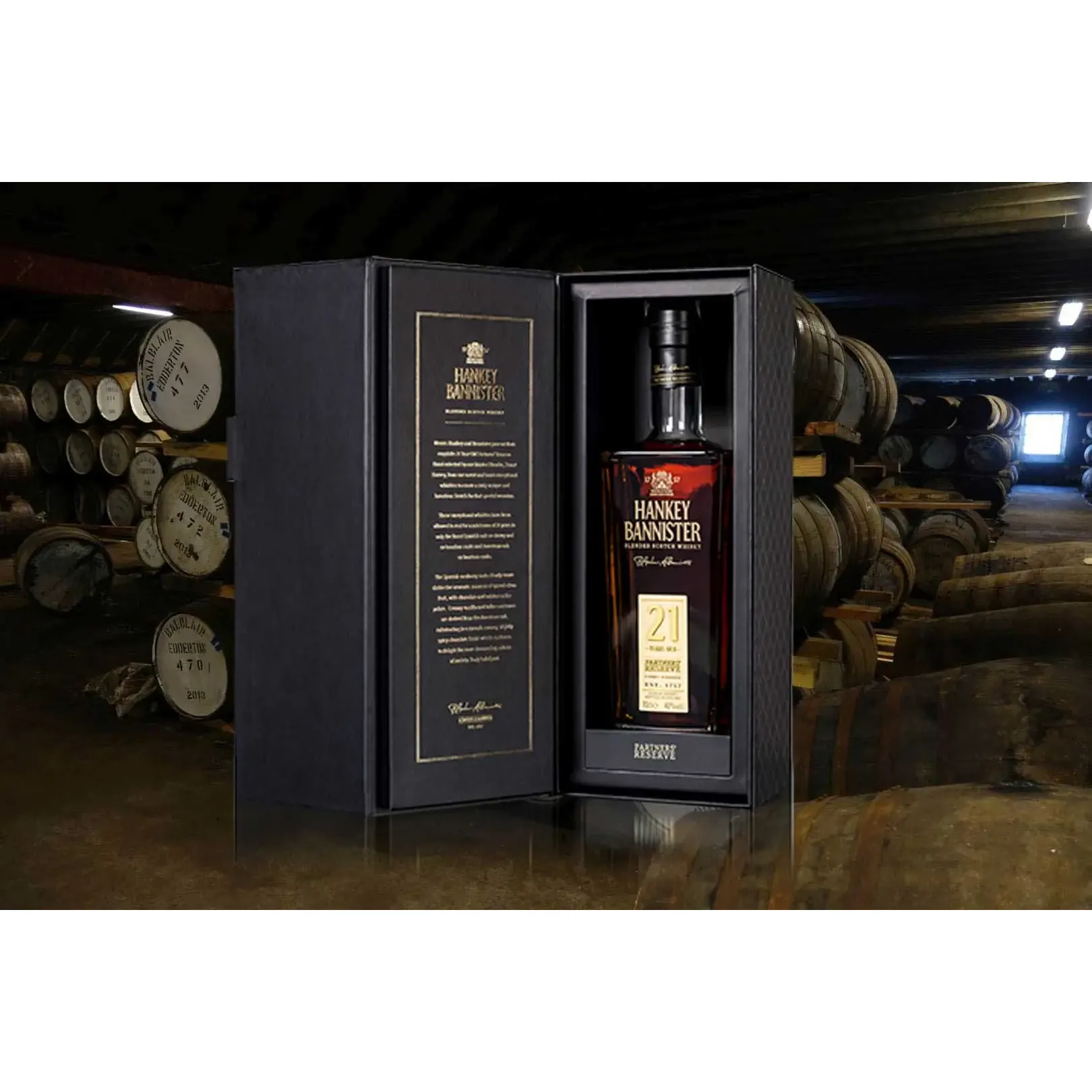 Hankey Bannister 21YO Blended 0,7L - obrazek 2