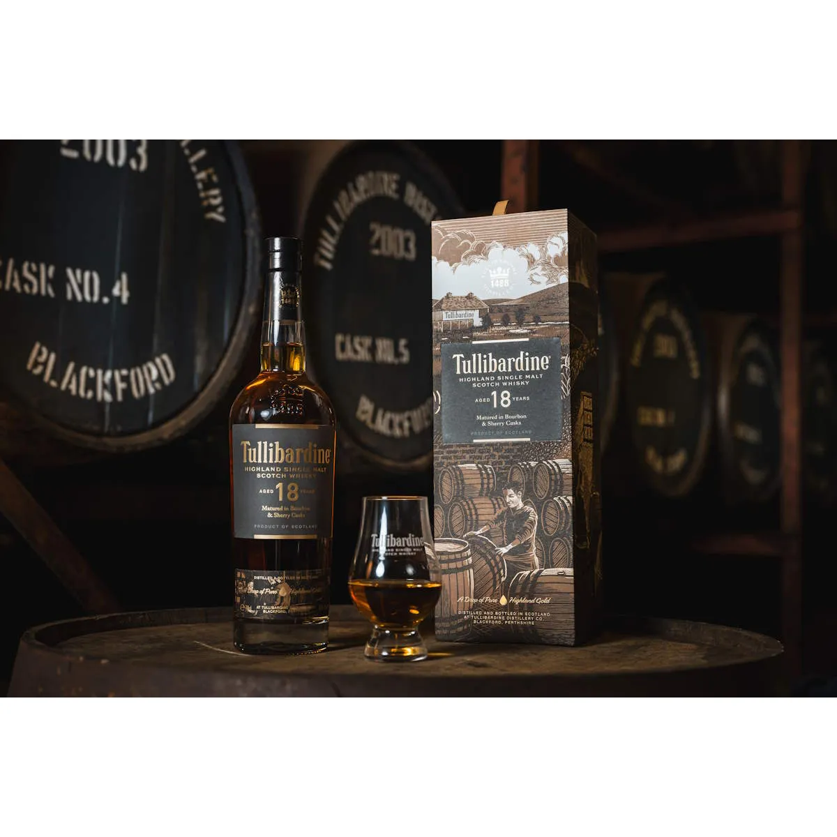 Tullibardine 18YO Highland 43% 0,7L - obrazek 2