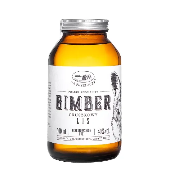 Bimber Gruszkowy Lis 40% 0,5L
