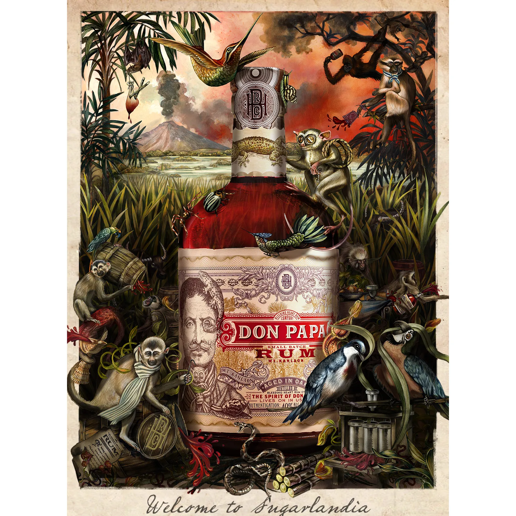 Don Papa 7YO 0,7L w tubie - obrazek 2