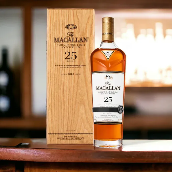 Macallan 25 YO Sherry Oak 0,7L - obrazek 3
